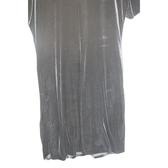 Rhapsody Vintage Black Velvet Dress w/Bling-Size 10/Petite-Whimsigoth-Goth - Picture 10 of 11